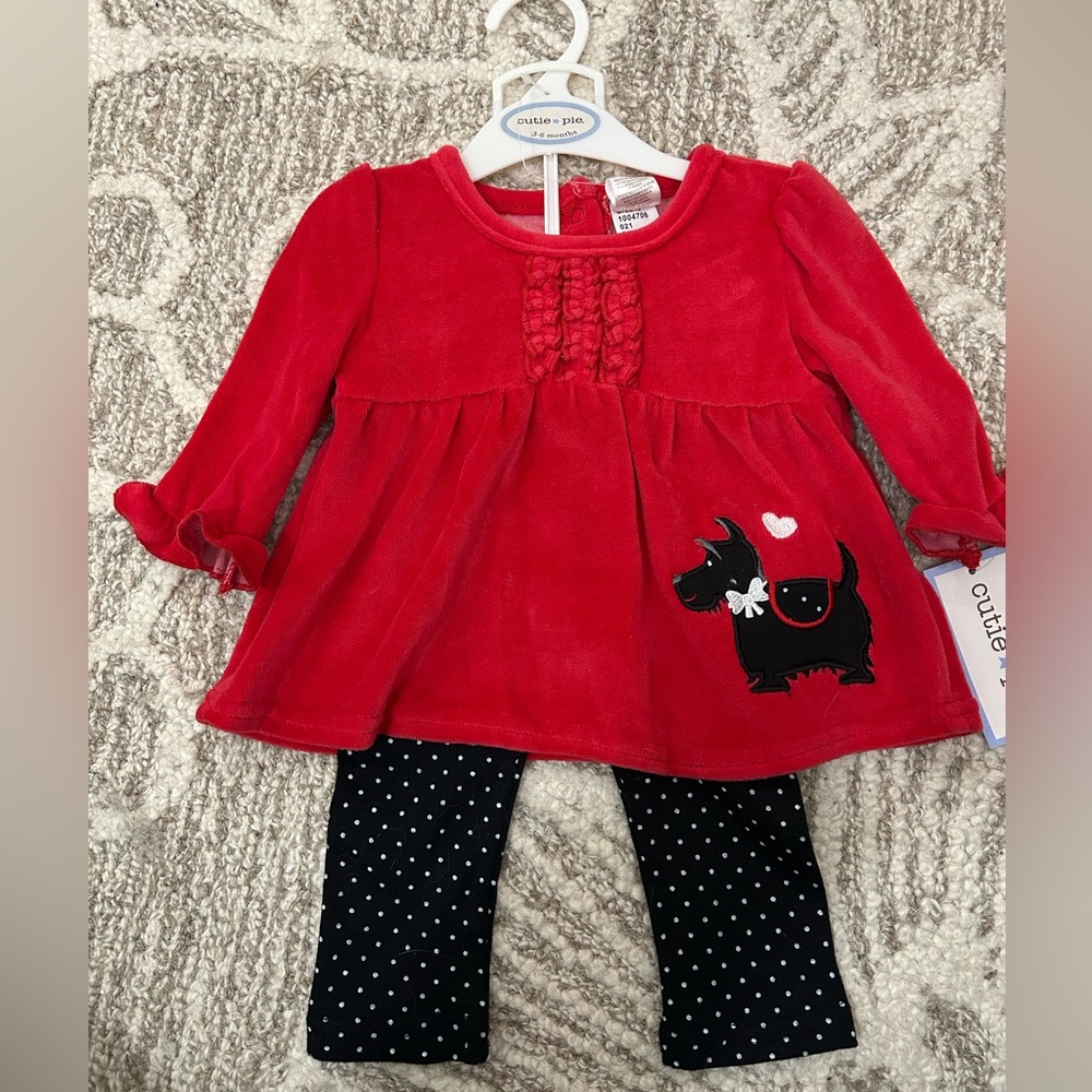 2-Piece Cutie Pie Set - Scottie Design